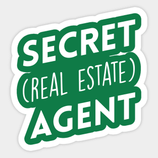 Secret (Real Estate) Agent Sticker